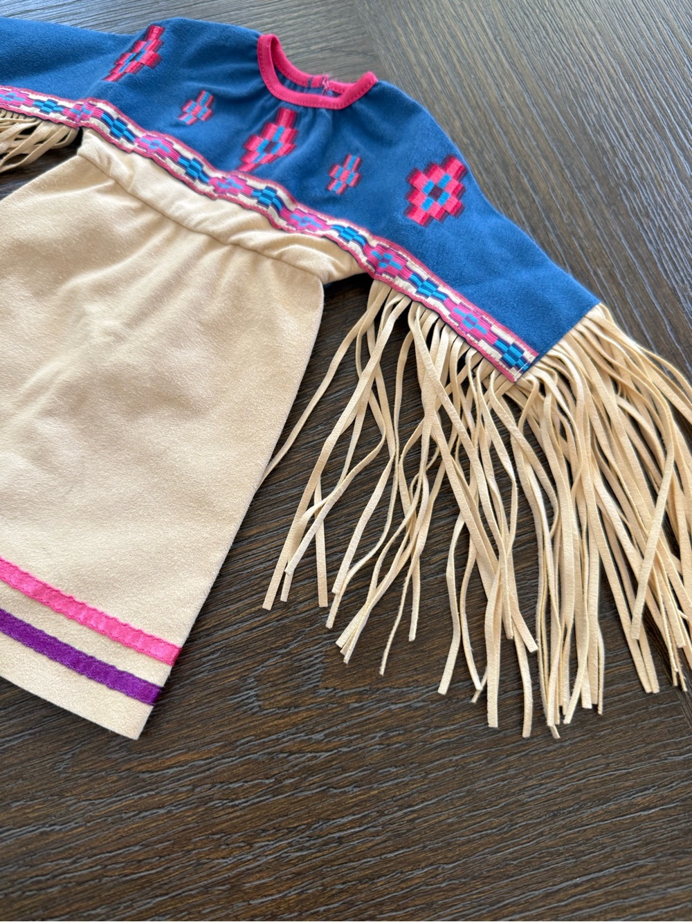 HTF American Girl Doll Kaya’s Pow-Wow Dress of Today - Fringed Dance Dress - Picture 3 of 7